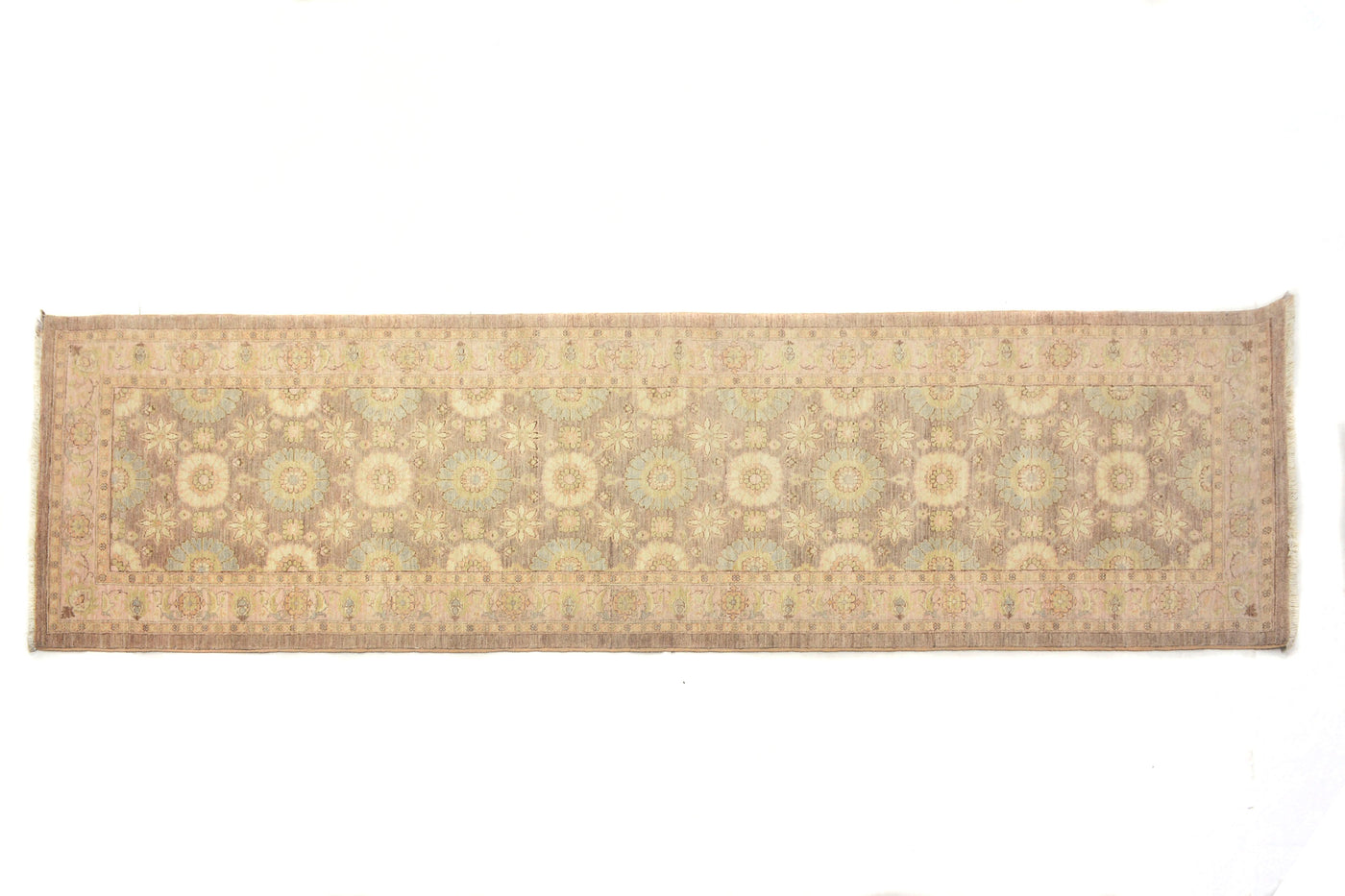Chobi Afghan Runner – Alabaster Bands