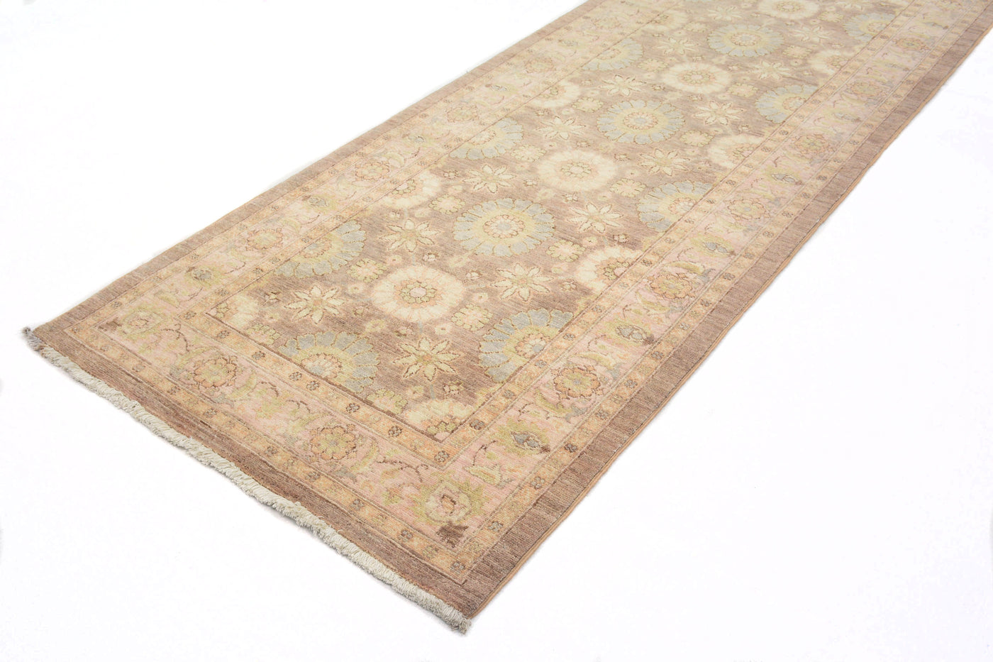 Chobi Afghan Runner – Alabaster Bands