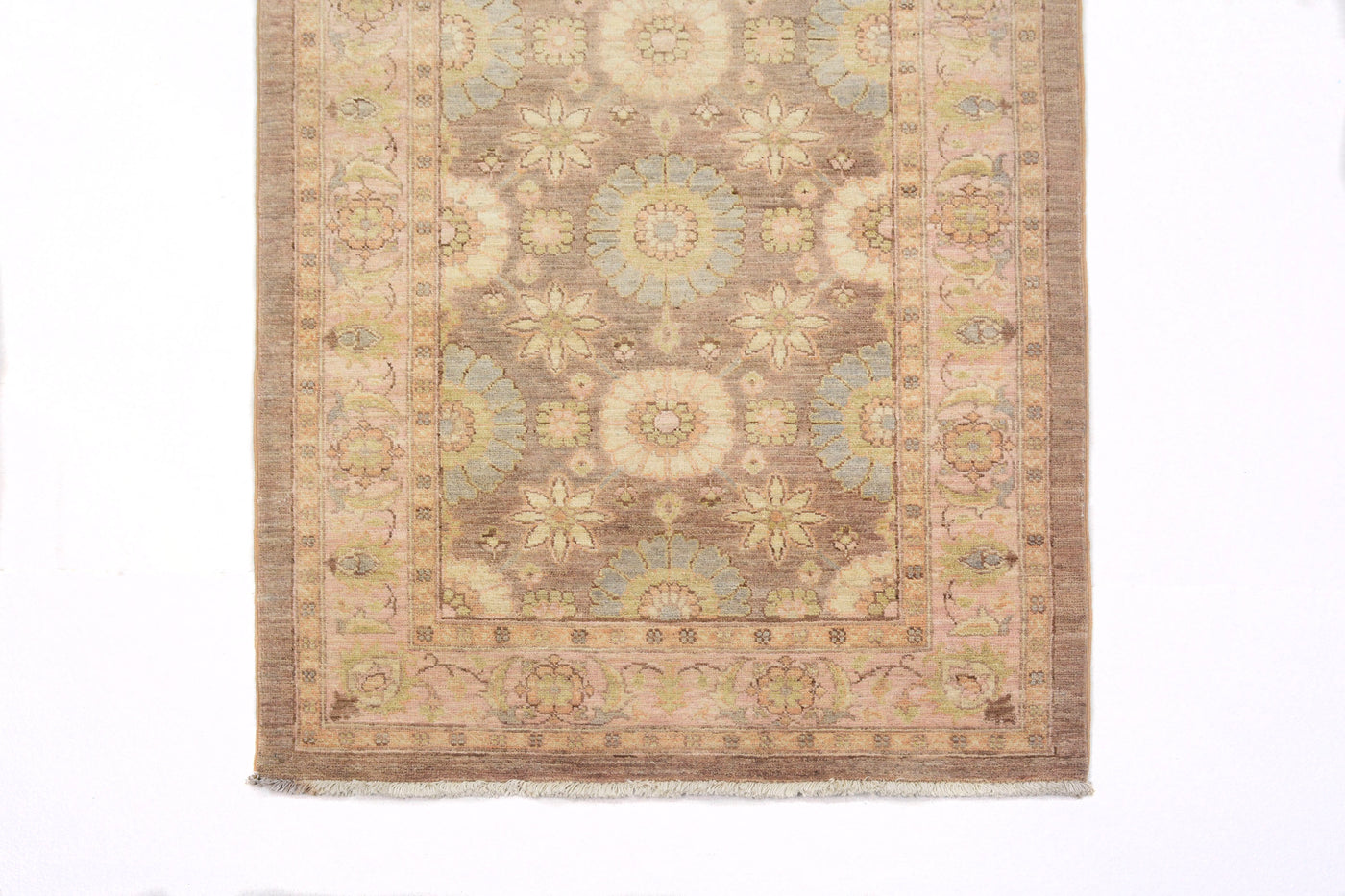 Chobi Afghan Runner – Alabaster Bands