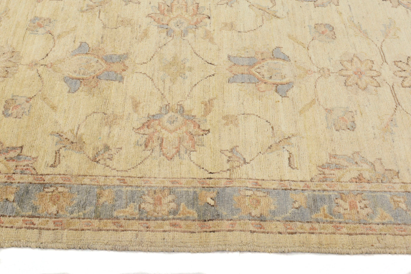 Chobi Afghan Runner – Parchment Chevron
