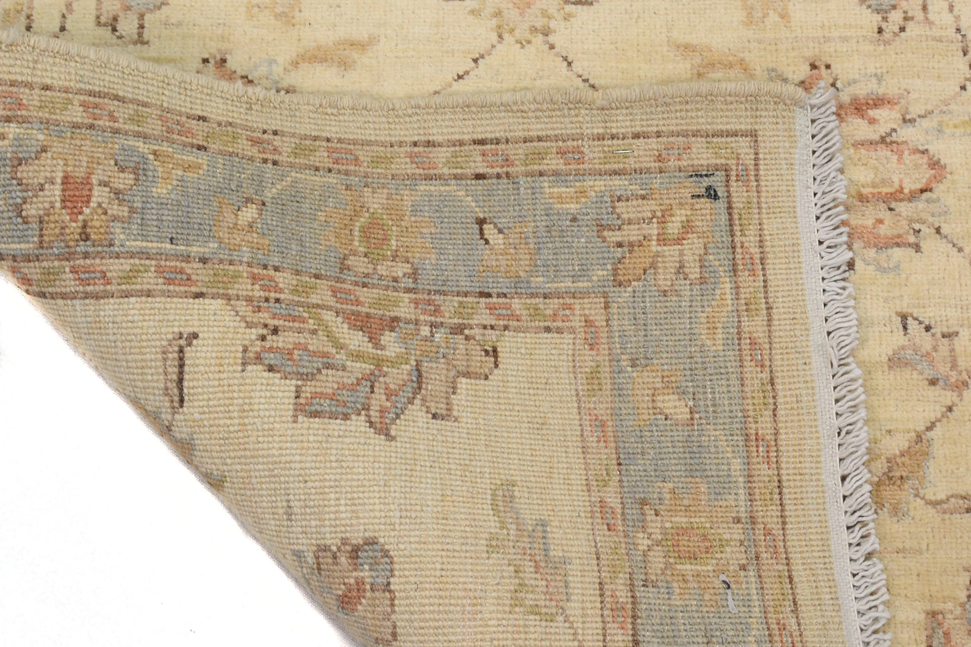 Chobi Afghan Runner – Parchment Chevron