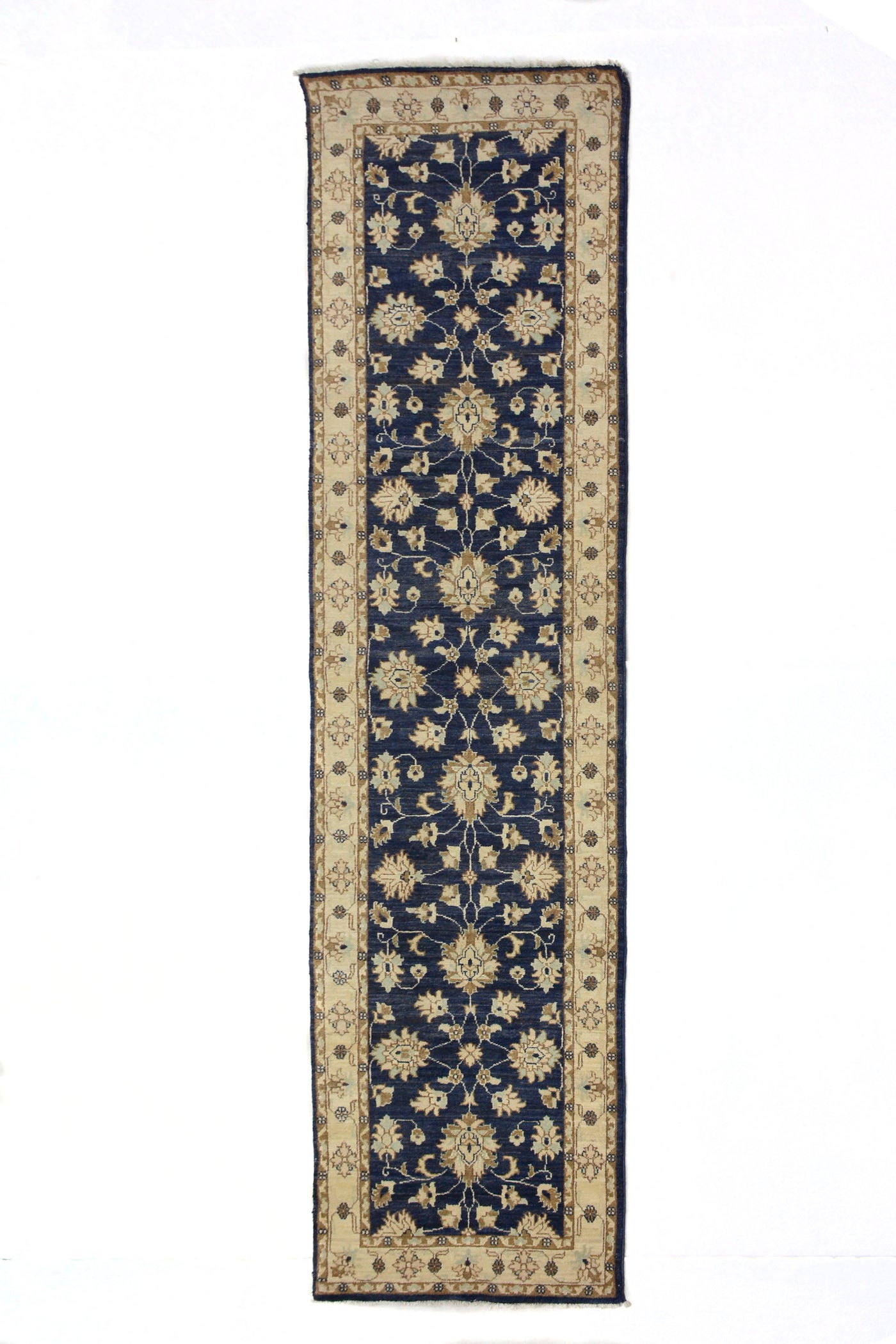 Chobi Afghan Runner – Ivory Cadence