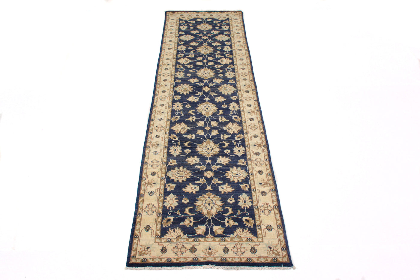 Chobi Afghan Runner – Ivory Cadence