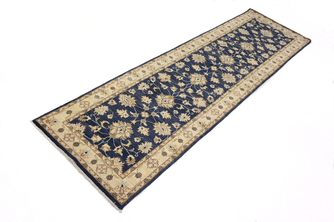 Chobi Afghan Runner – Ivory Cadence