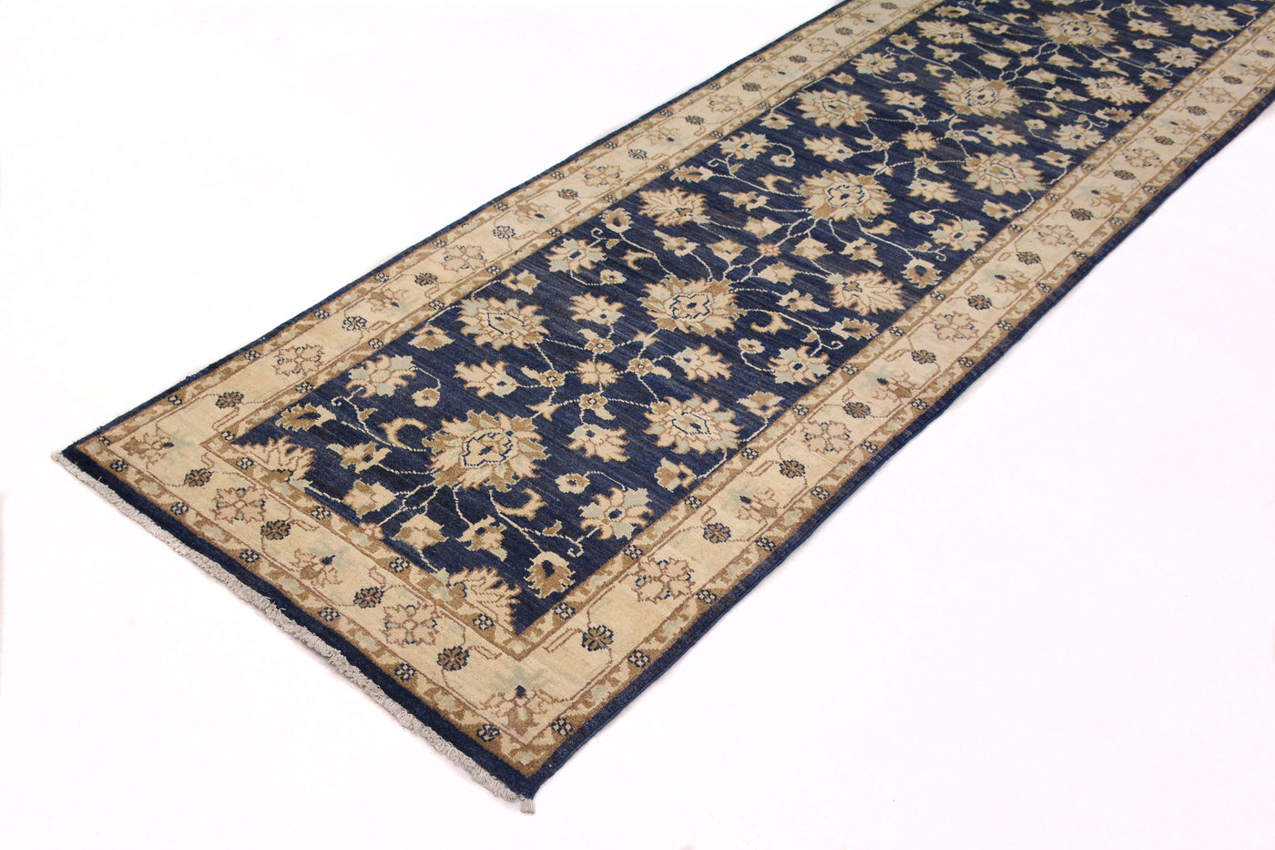 Chobi Afghan Runner – Ivory Cadence