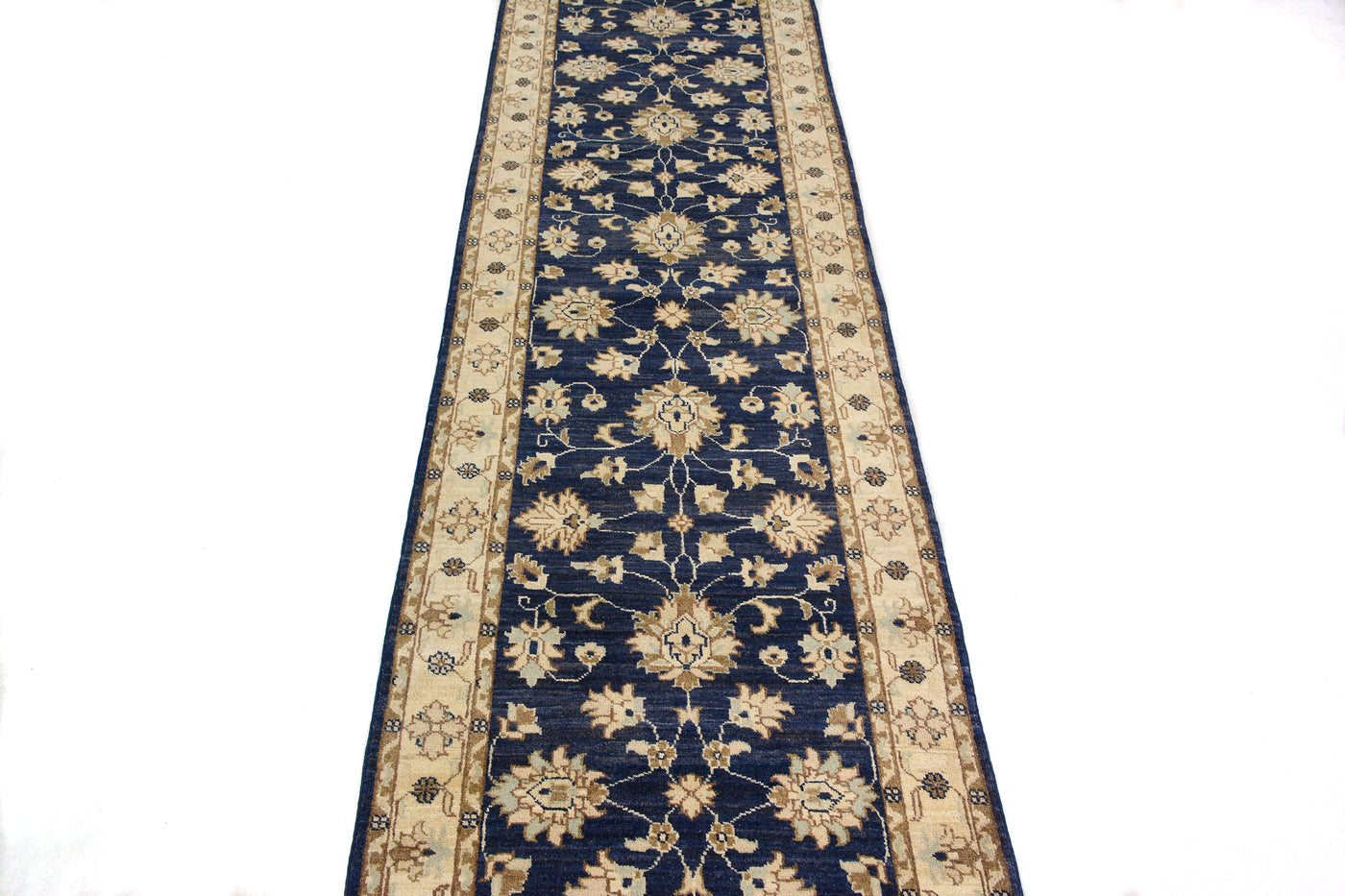 Chobi Afghan Runner – Ivory Cadence