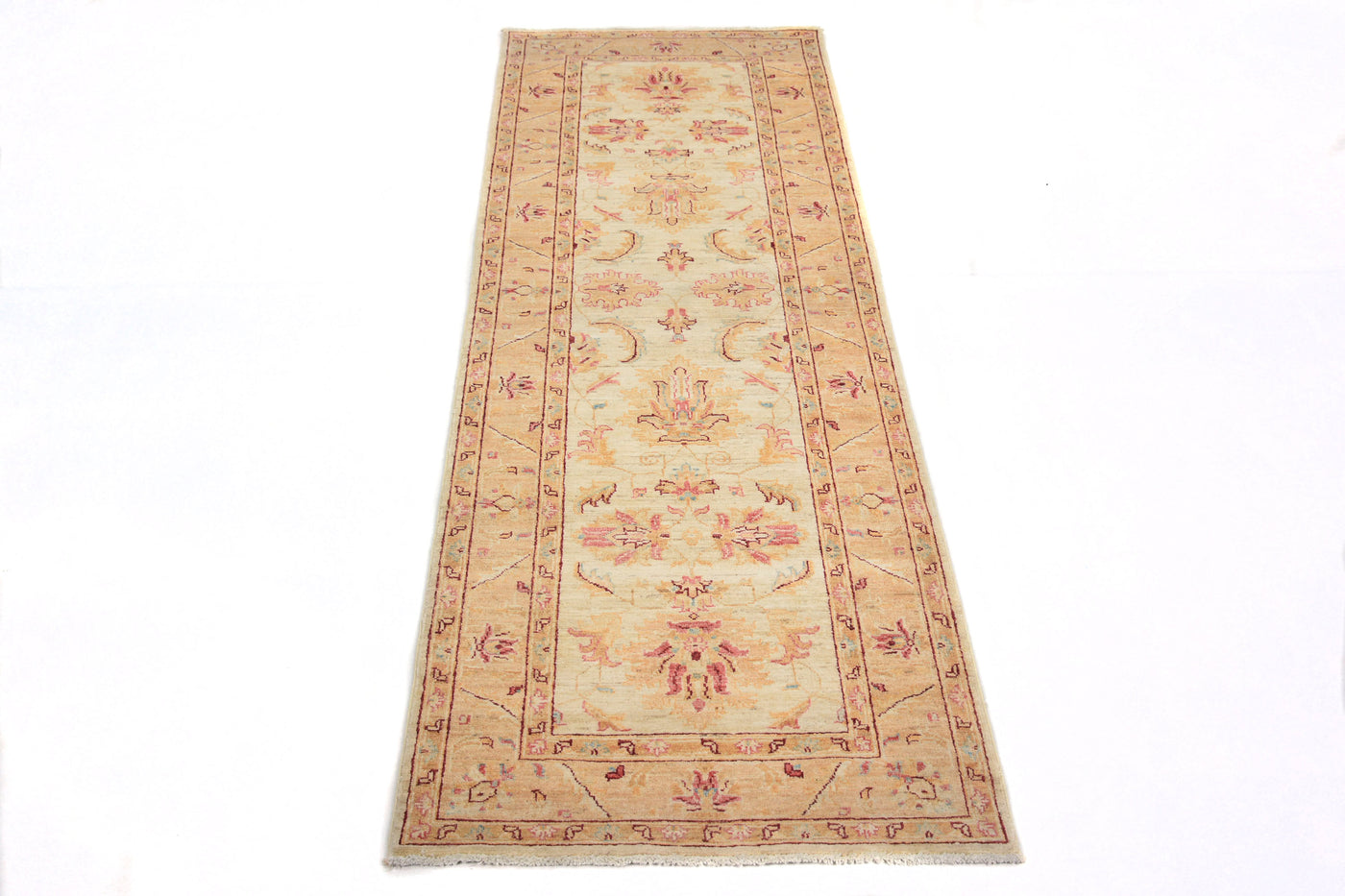 Chobi Afghan Runner – Clay Chevron