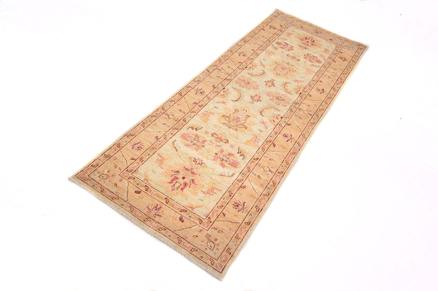 Chobi Afghan Runner – Clay Chevron