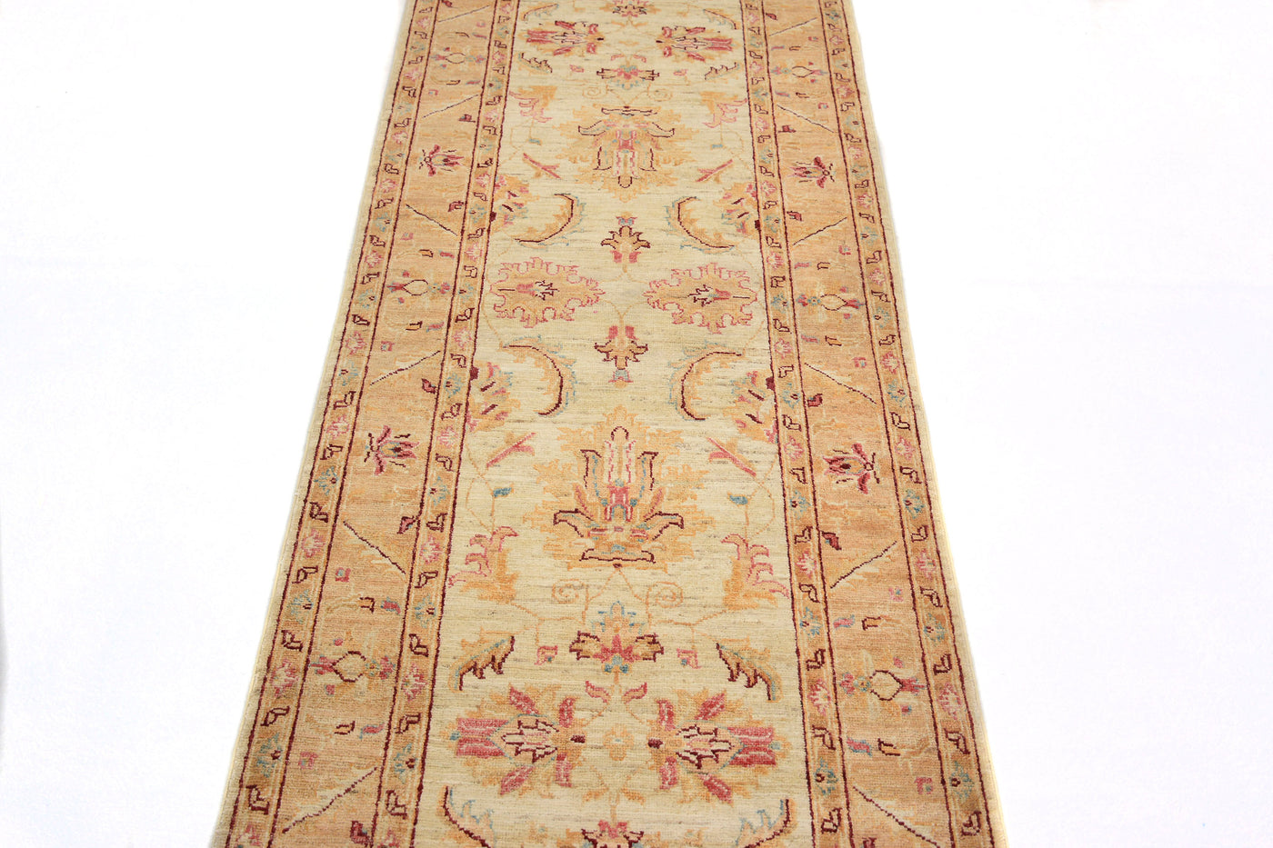 Chobi Afghan Runner – Clay Chevron