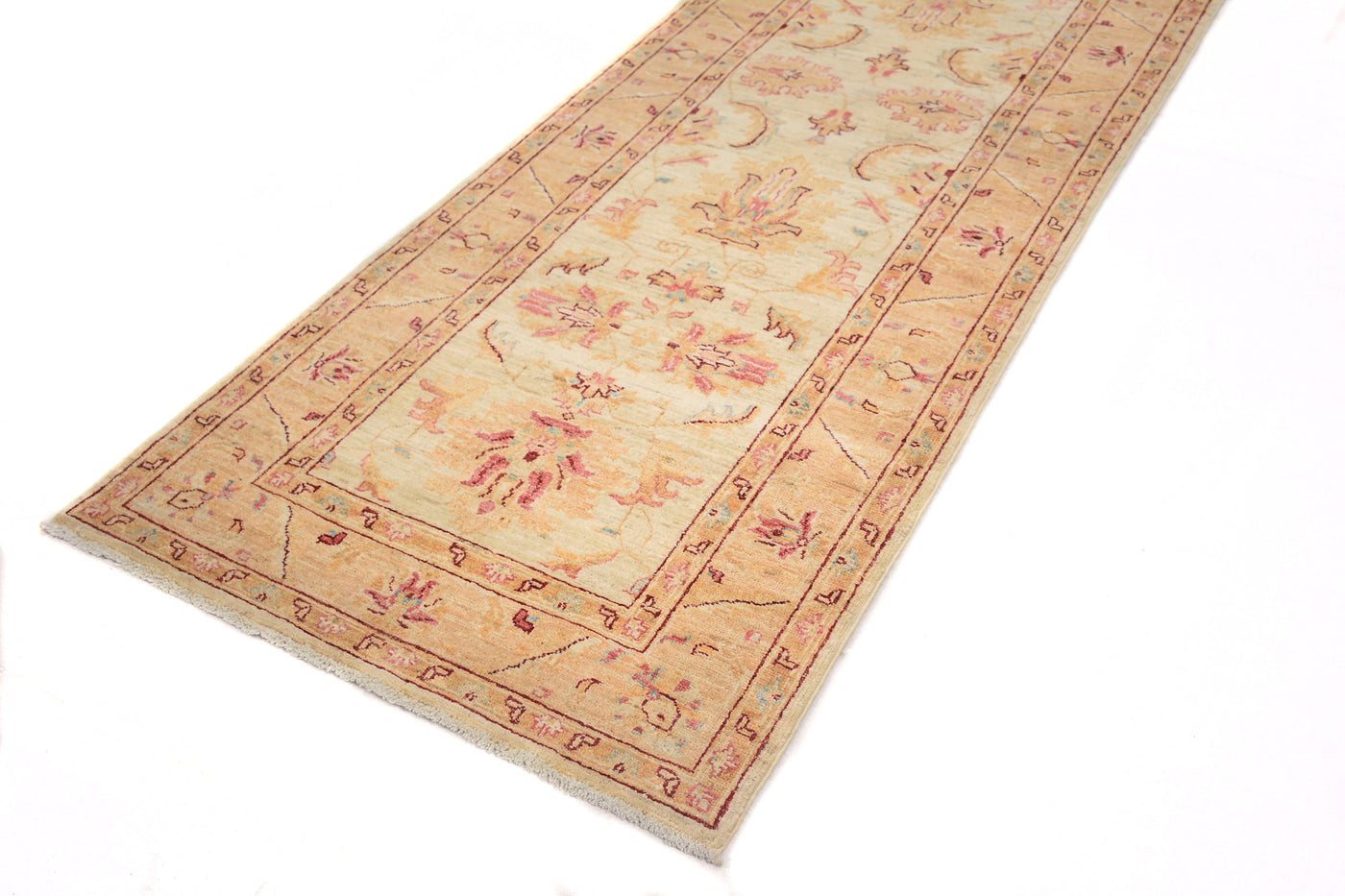 Chobi Afghan Runner – Clay Chevron