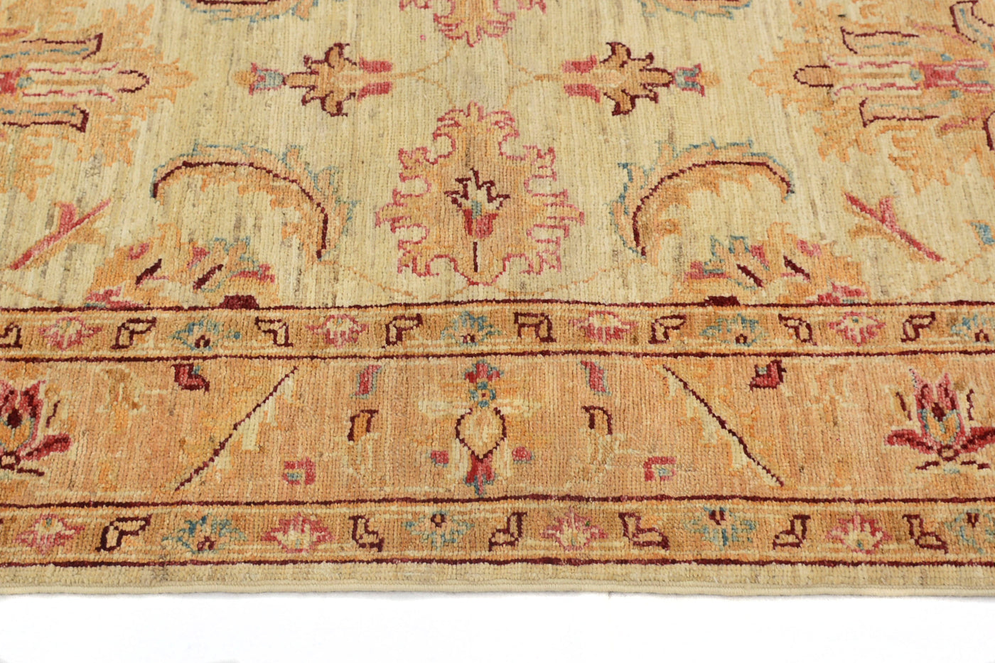 Chobi Afghan Runner – Clay Chevron