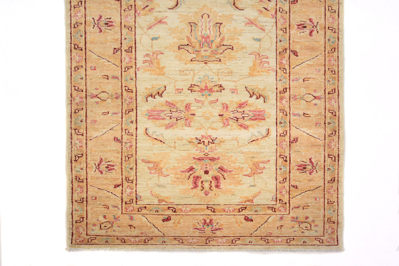 Chobi Afghan Runner – Clay Chevron