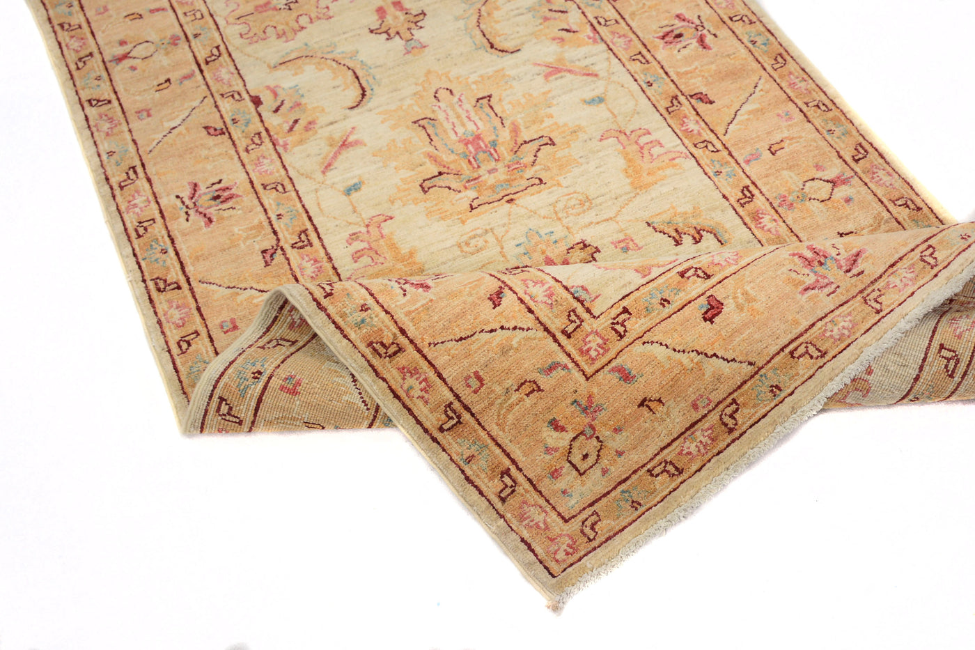 Chobi Afghan Runner – Clay Chevron