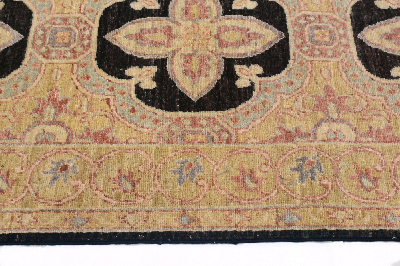 Chobi Afghan Runner – Dove Stripe
