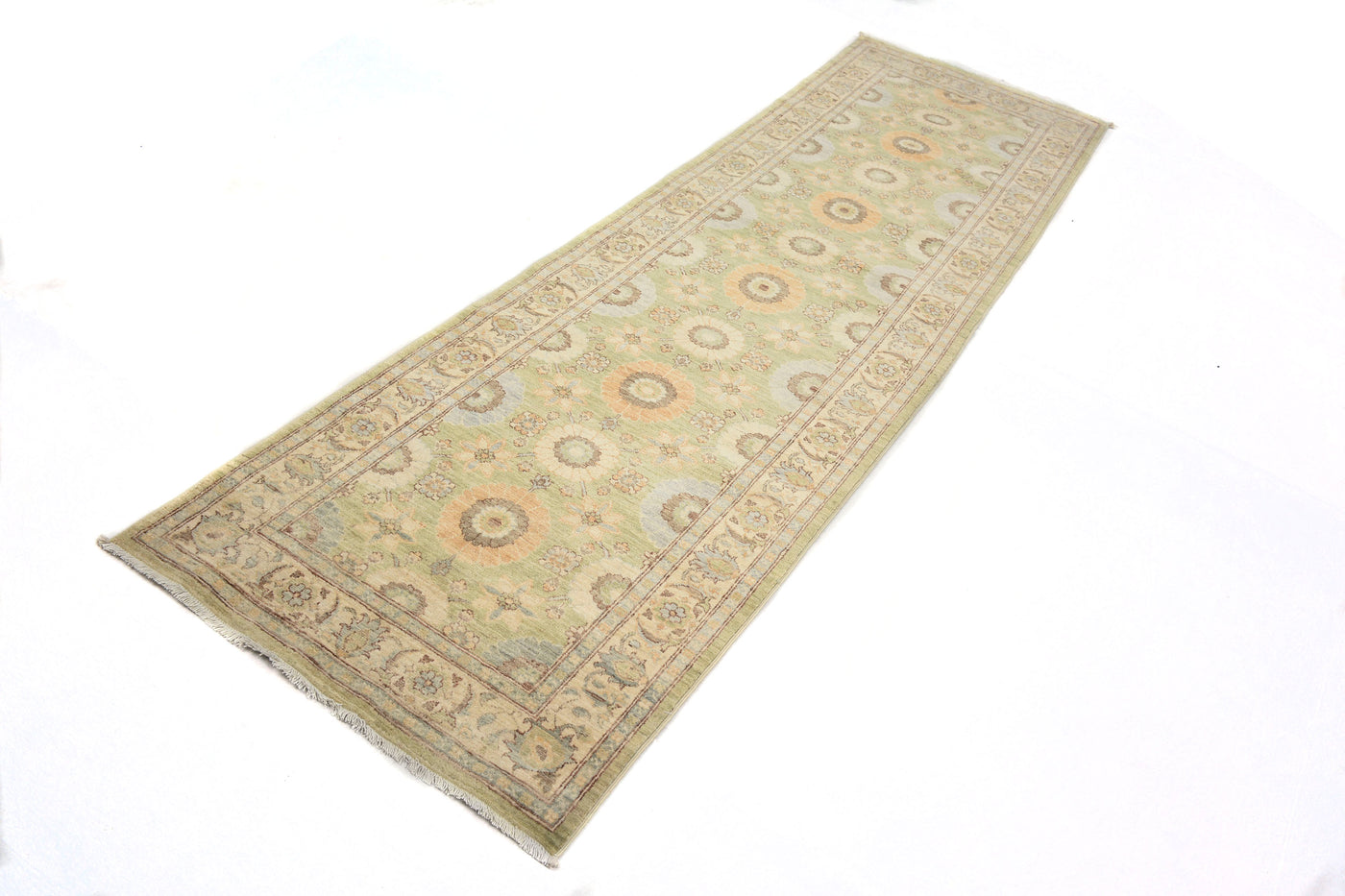 Chobi Afghan Runner – Sand Runway