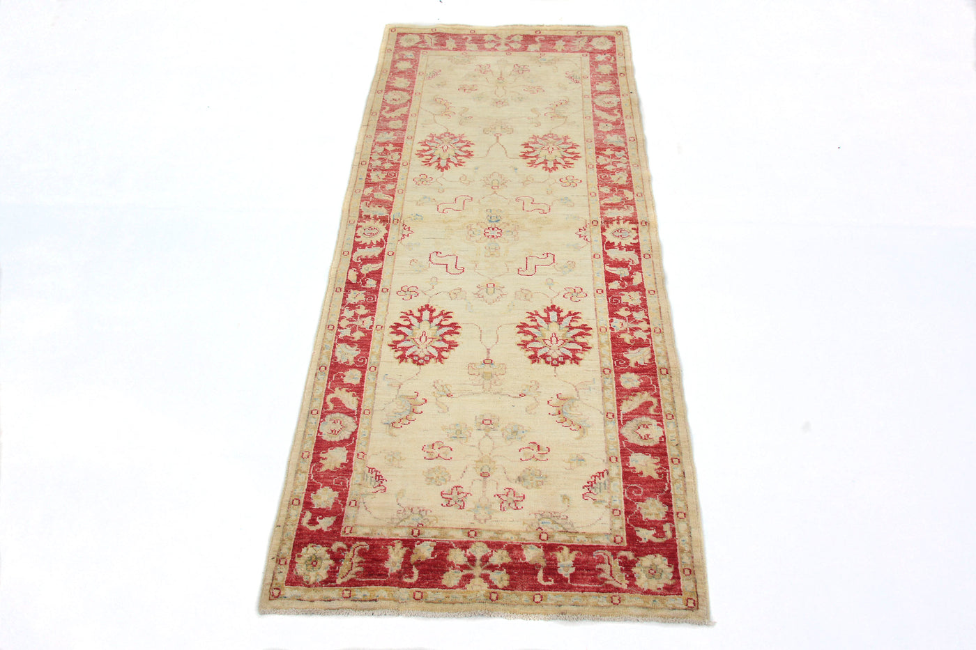 Chobi Afghan Runner – Dove Botanical