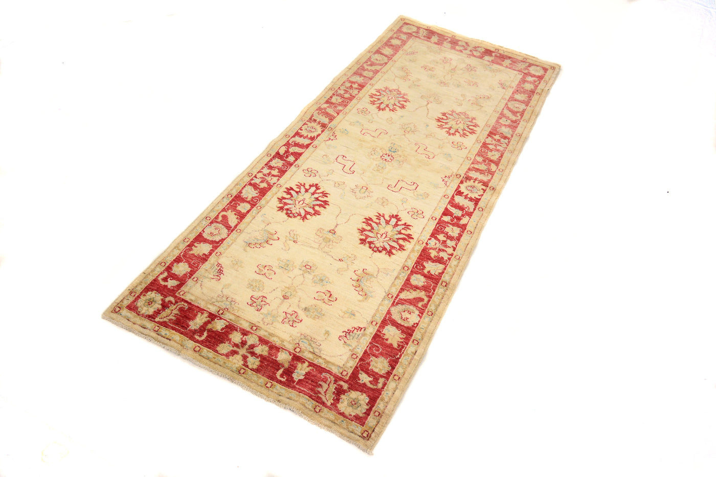 Chobi Afghan Runner – Dove Botanical