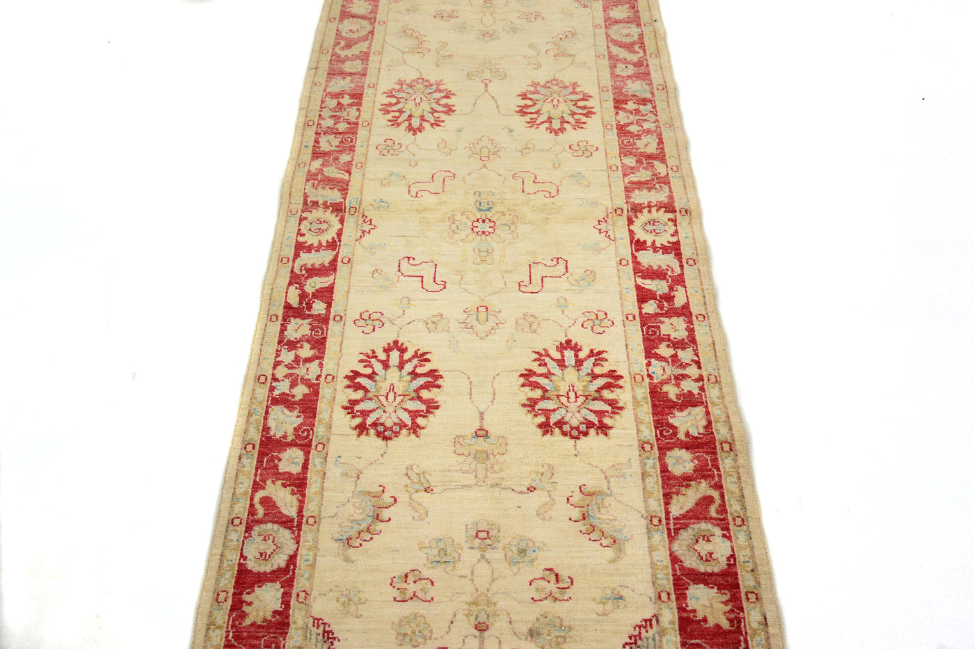Chobi Afghan Runner – Dove Botanical