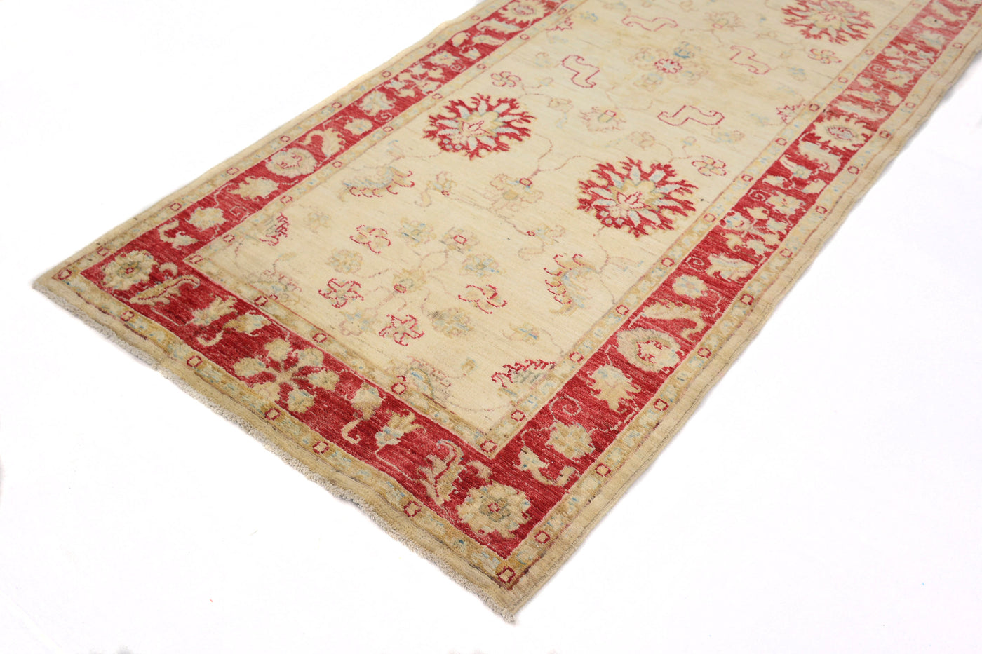 Chobi Afghan Runner – Dove Botanical