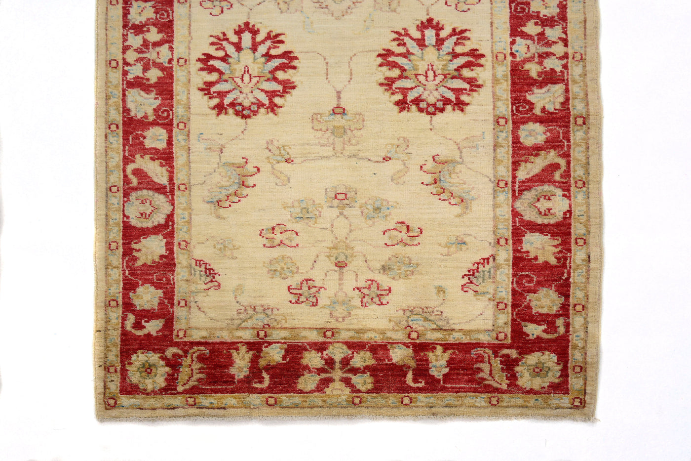Chobi Afghan Runner – Dove Botanical