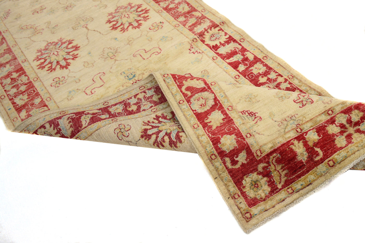 Chobi Afghan Runner – Dove Botanical
