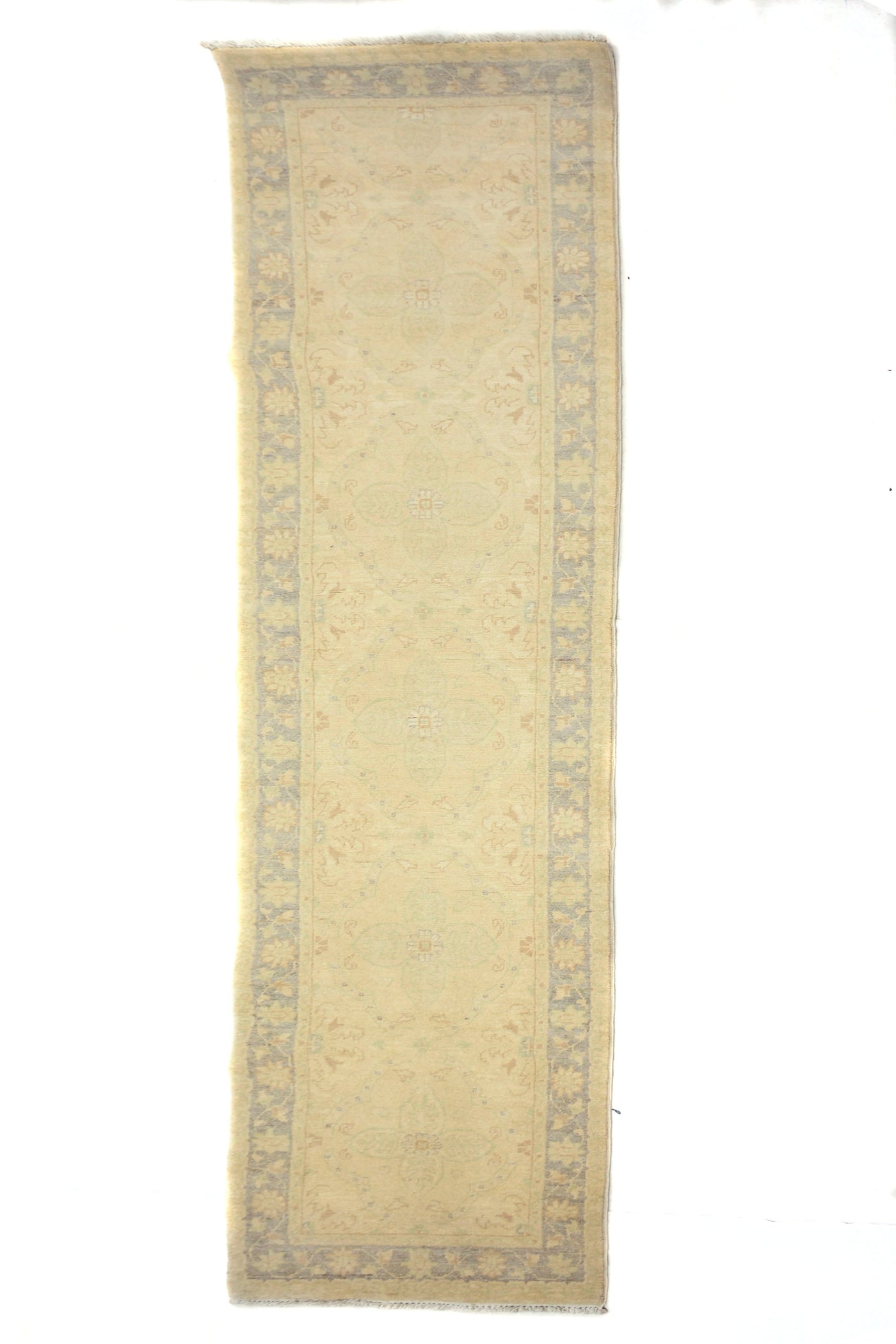 Chobi Afghan Runner – Pebble Chevron