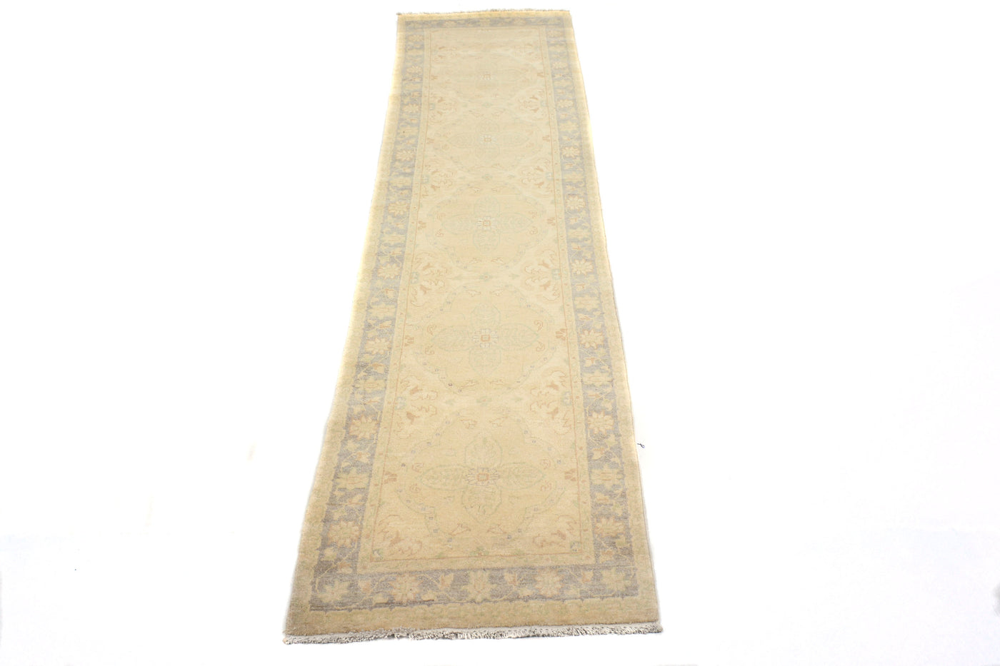 Chobi Afghan Runner – Pebble Chevron