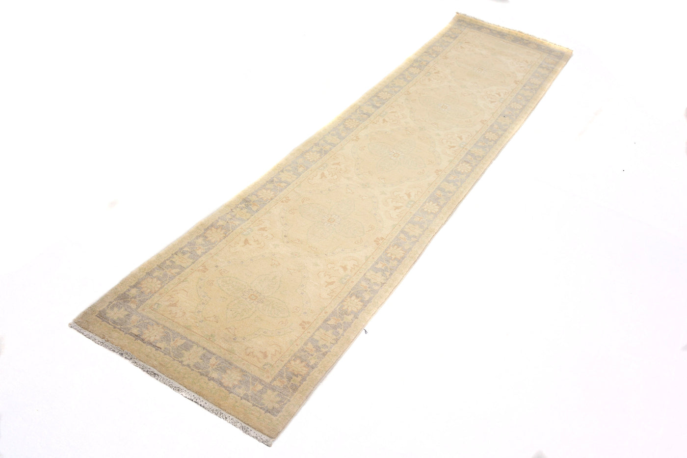Chobi Afghan Runner – Pebble Chevron