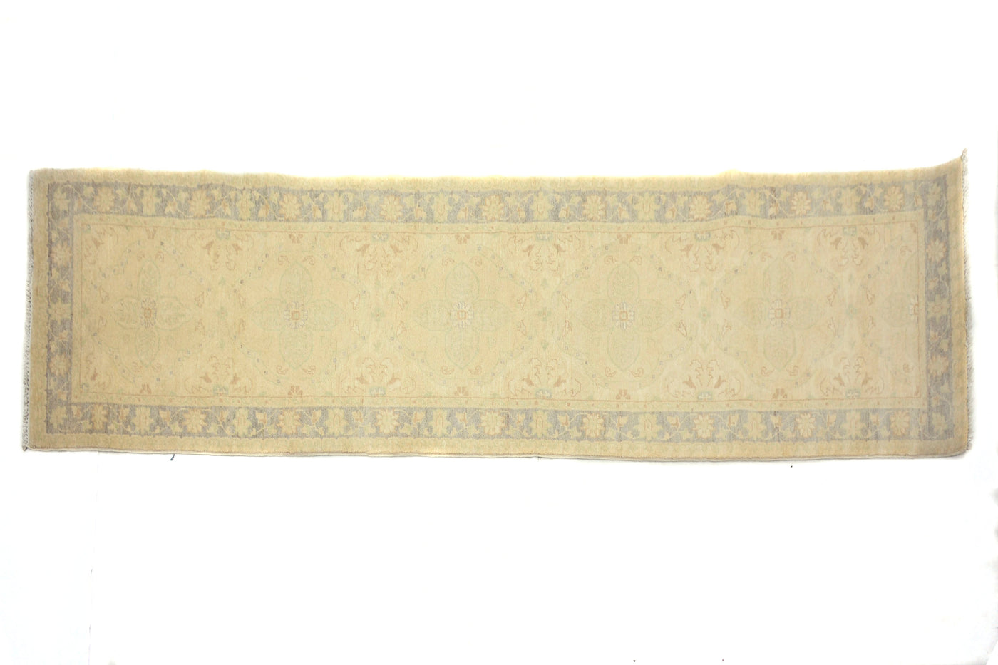 Chobi Afghan Runner – Pebble Chevron