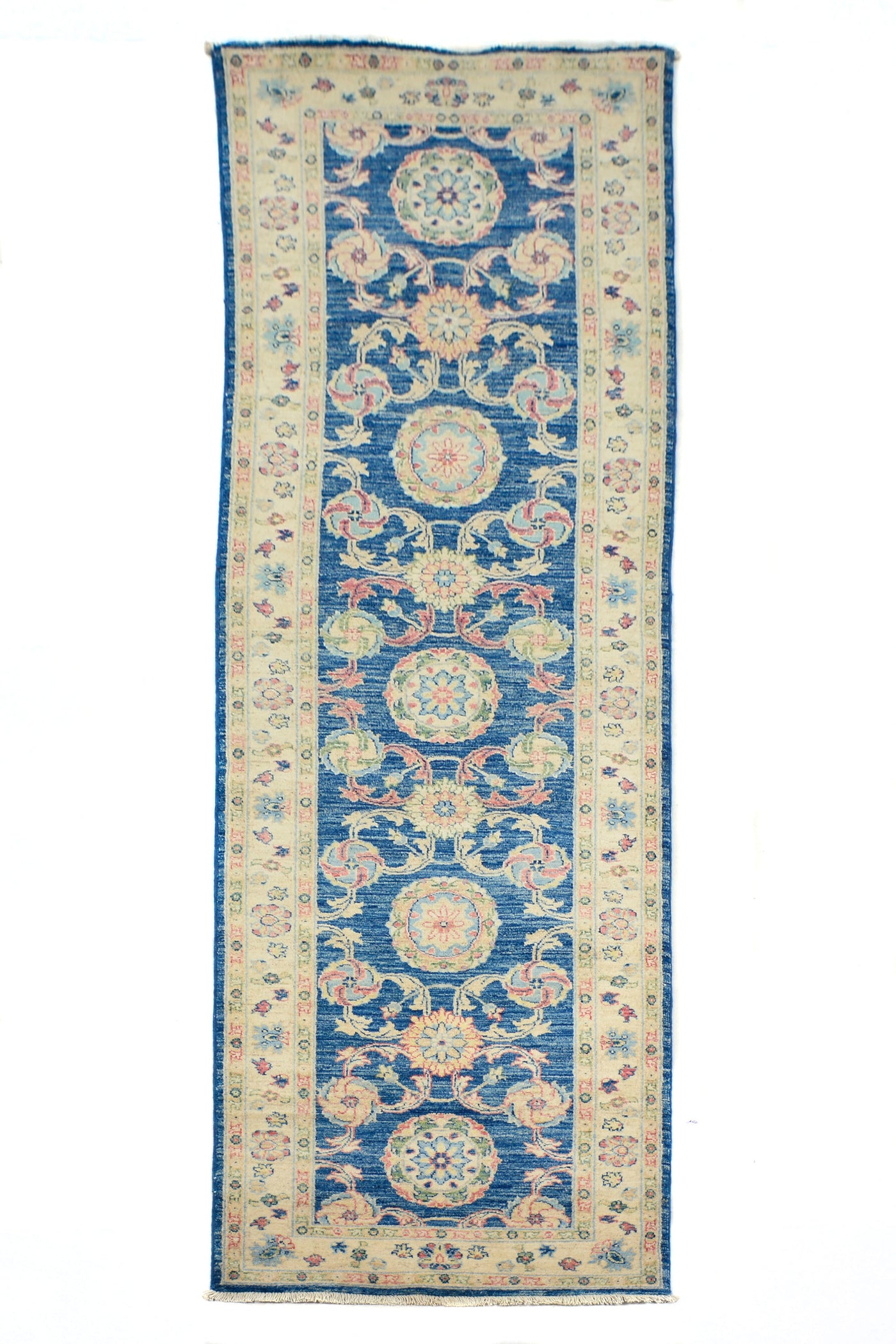 Chobi Afghan Runner – Cerulean Horizon