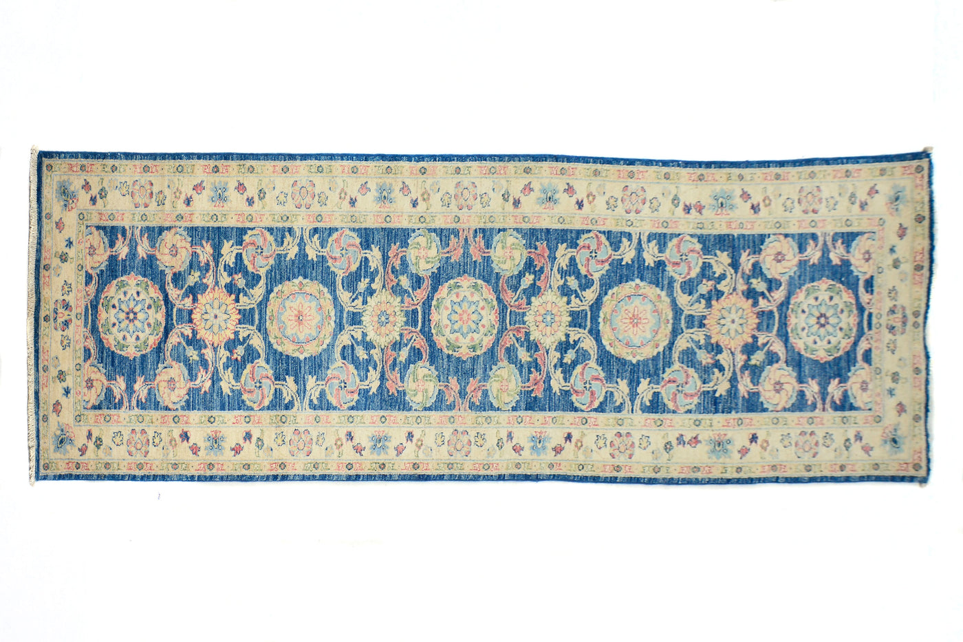 Chobi Afghan Runner – Cerulean Horizon
