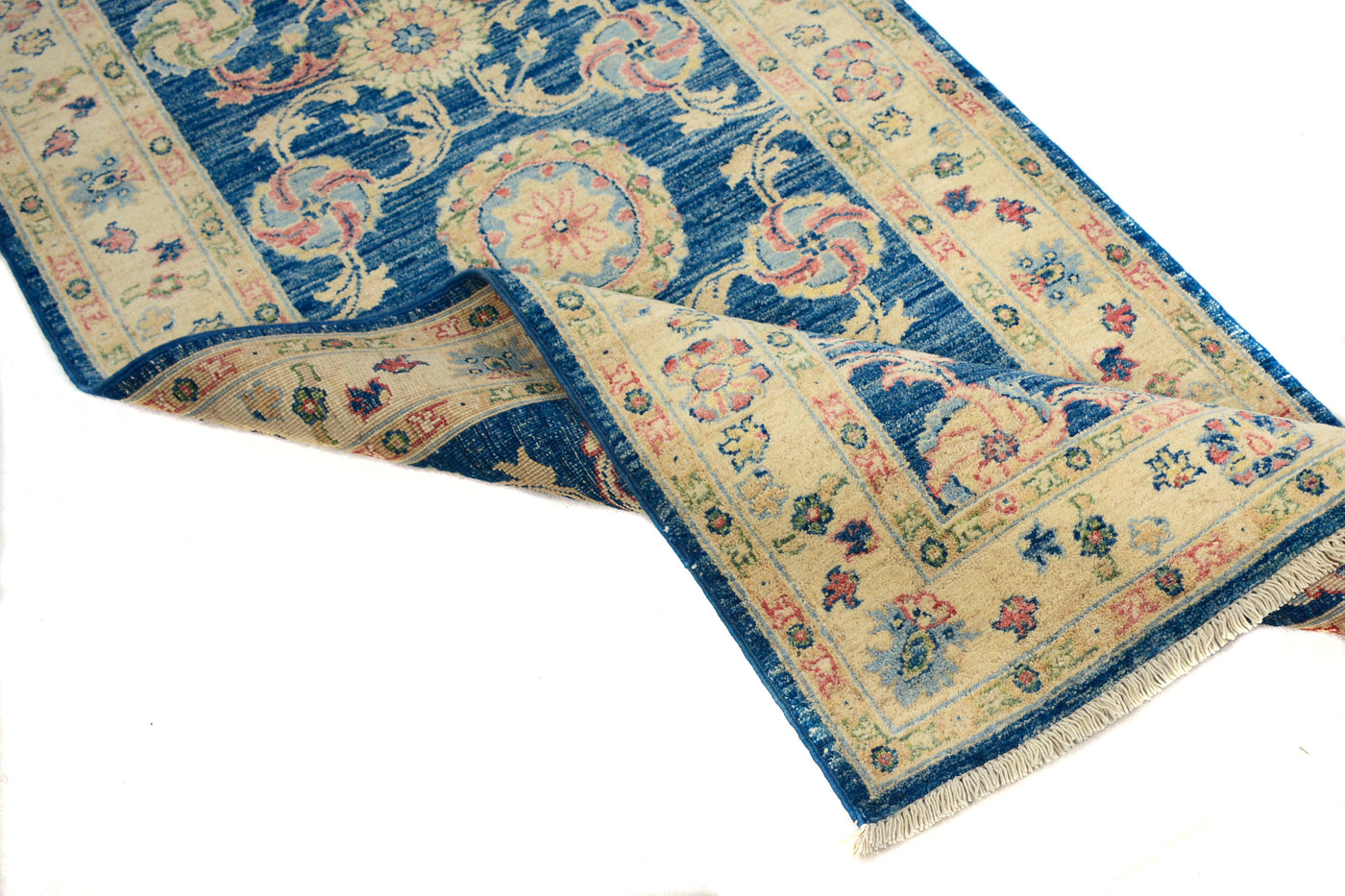 Chobi Afghan Runner – Cerulean Horizon