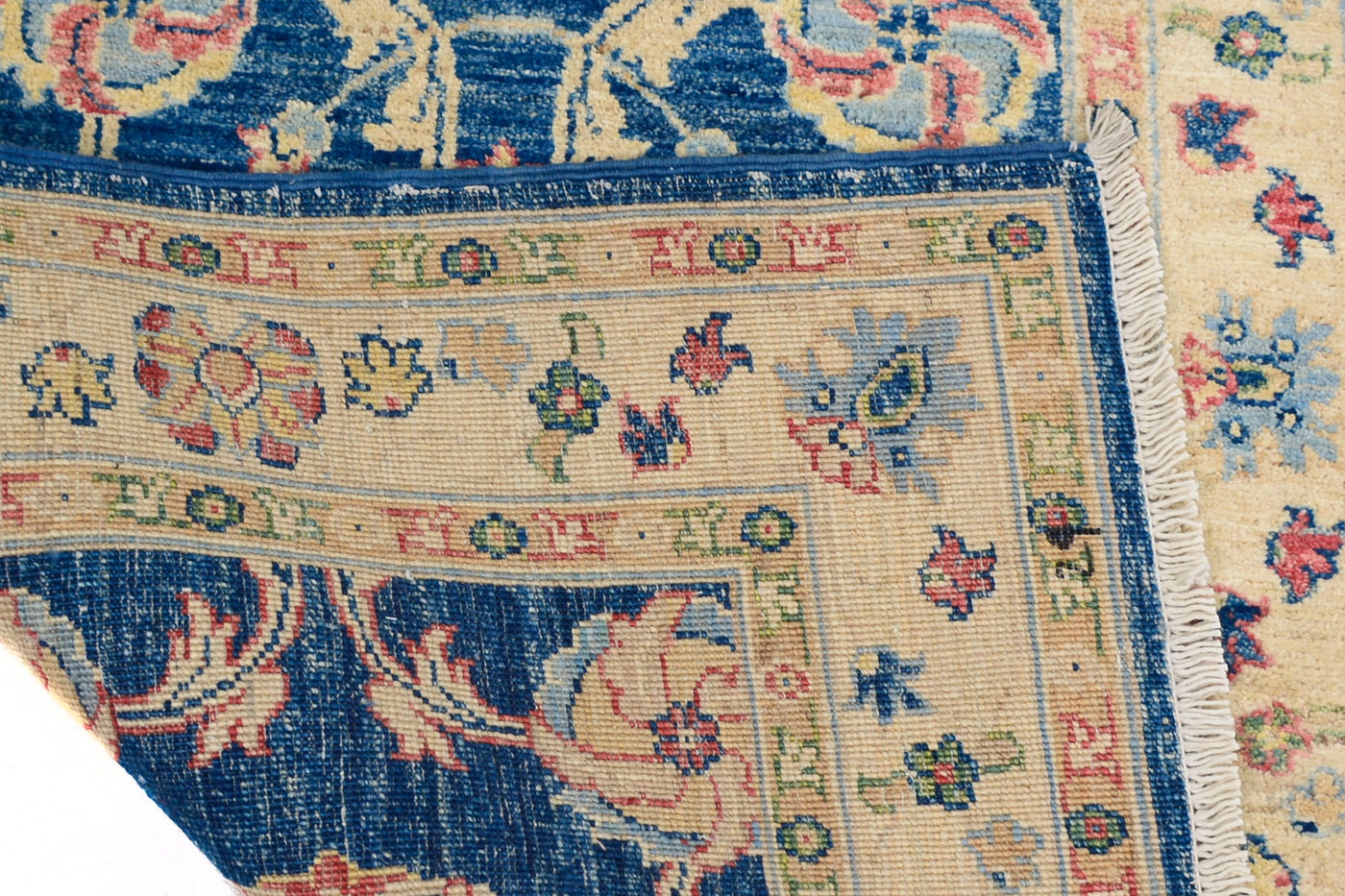 Chobi Afghan Runner – Cerulean Horizon