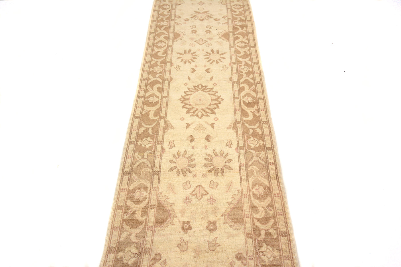 Chobi Afghan Runner – Dove Floral