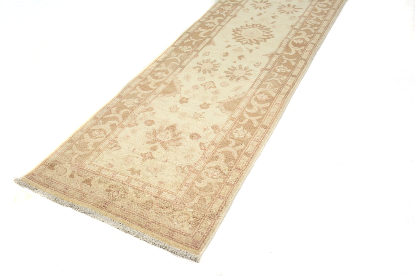 Chobi Afghan Runner – Dove Floral