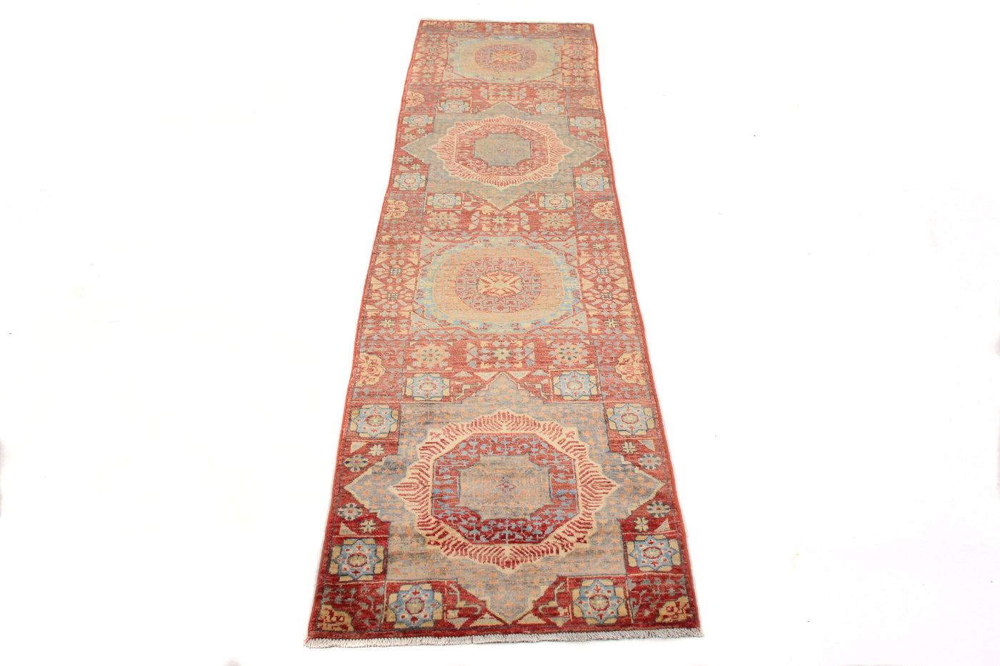 Chobi Afghan Runner – Fern Stripe