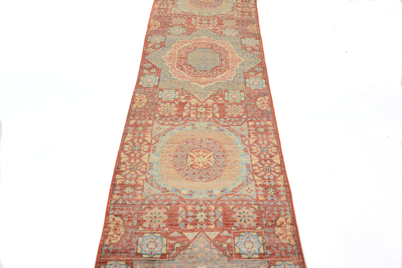 Chobi Afghan Runner – Fern Stripe