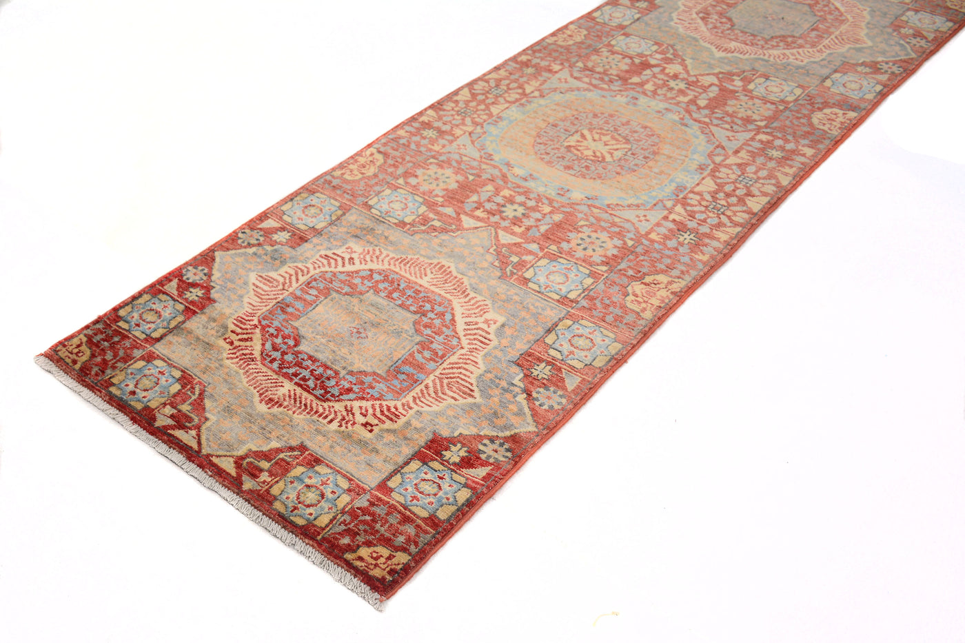 Chobi Afghan Runner – Fern Stripe