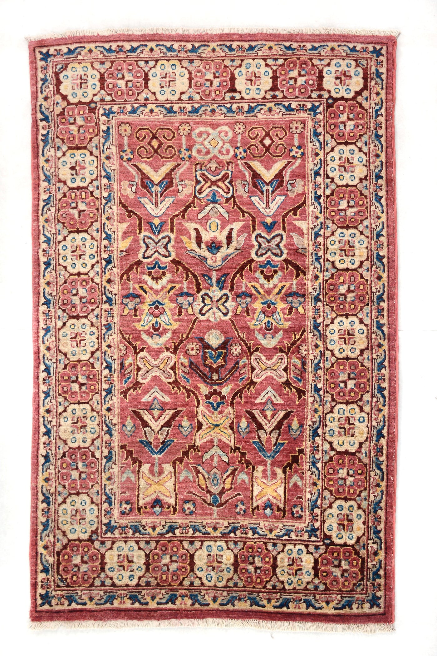 Chobi Afghan Rug – Oatmeal Arbor