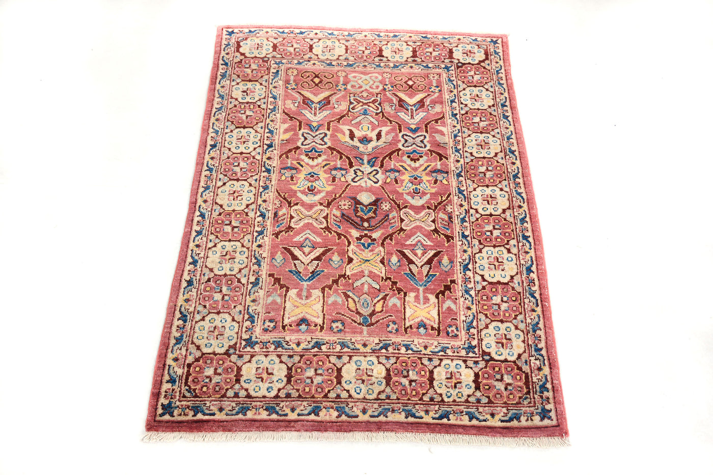 Chobi Afghan Rug – Oatmeal Arbor