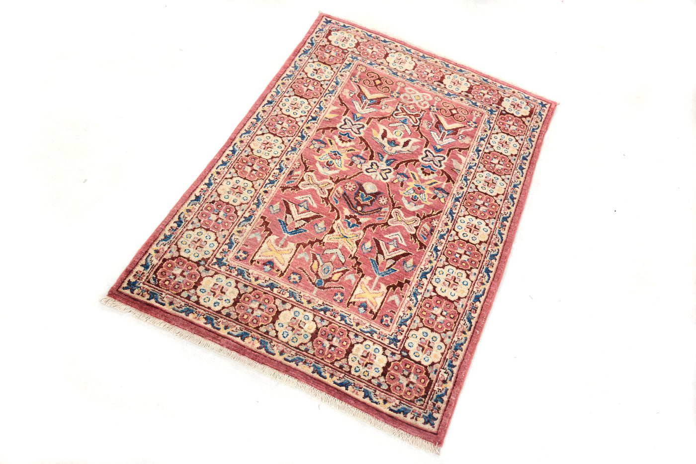 Chobi Afghan Rug – Oatmeal Arbor