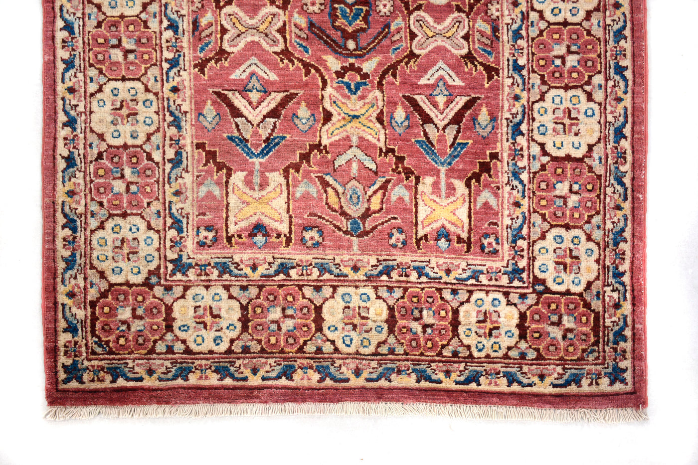 Chobi Afghan Rug – Oatmeal Arbor