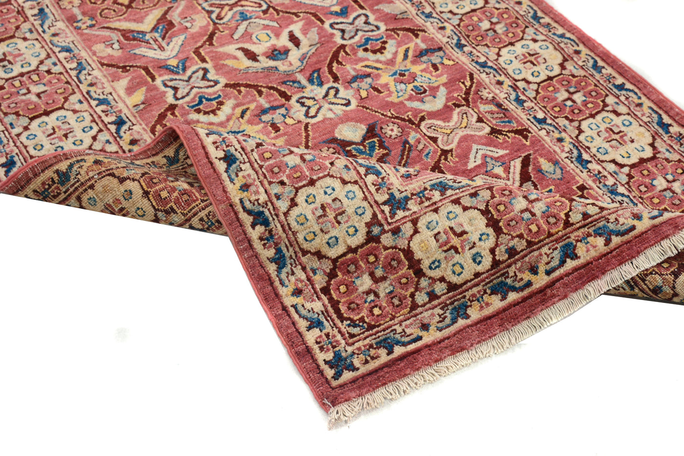 Chobi Afghan Rug – Oatmeal Arbor