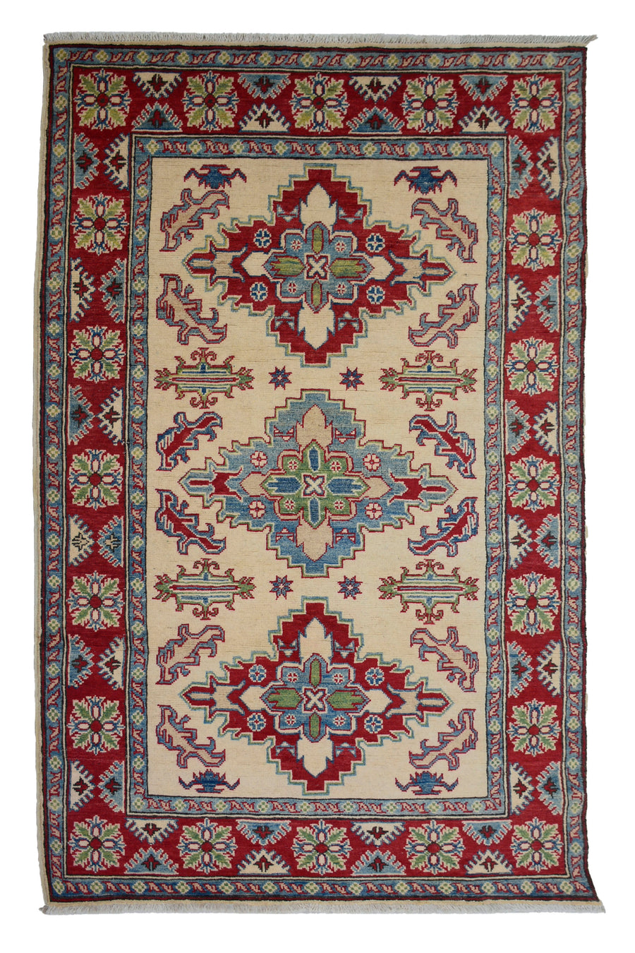 Afghan Kazak Rug, 122 x 192 cm