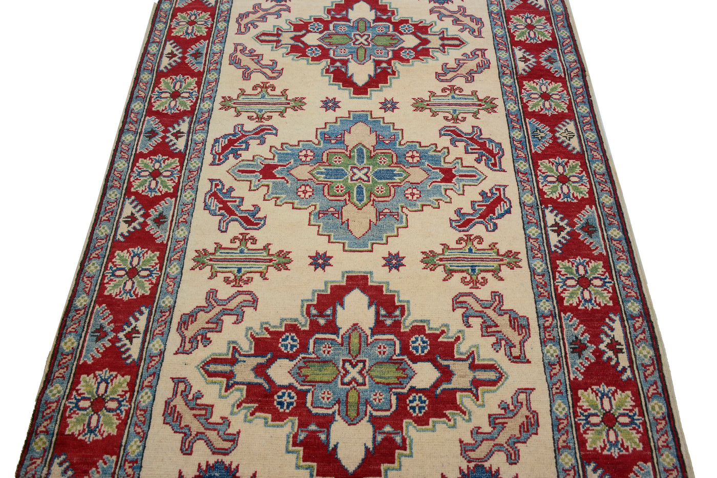Kazak Afghan Rug – Sand Crest