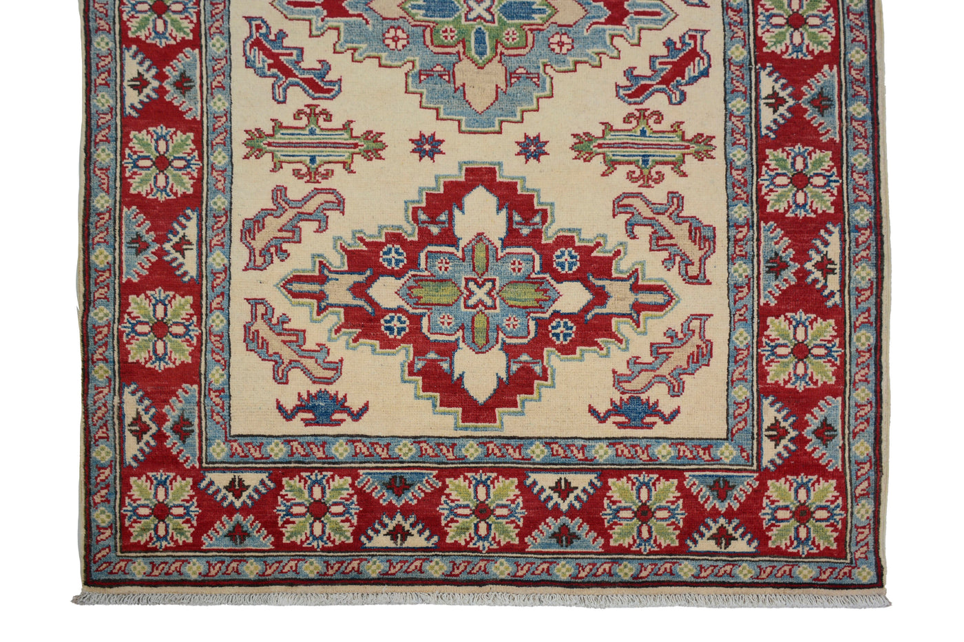 Kazak Afghan Rug – Sand Crest