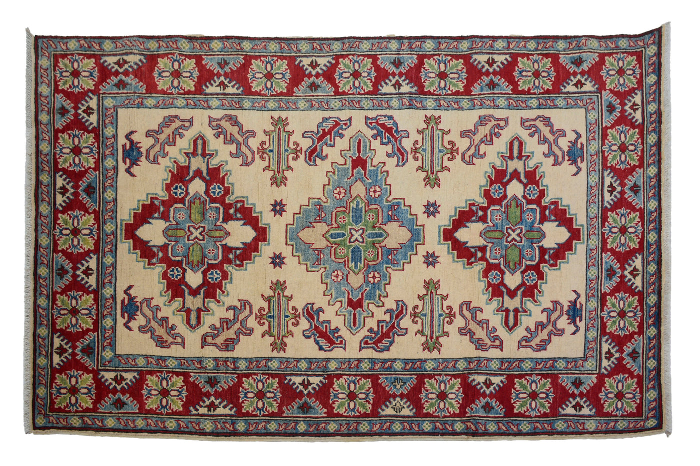 Kazak Afghan Rug – Sand Crest