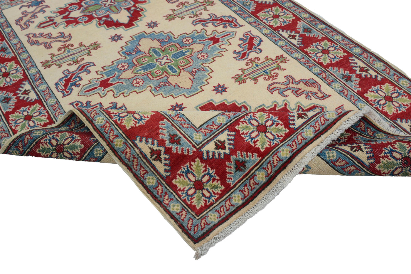 Kazak Afghan Rug – Sand Crest