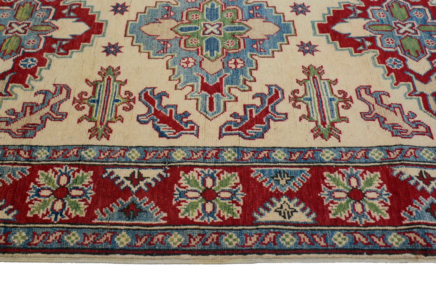 Kazak Afghan Rug – Sand Crest
