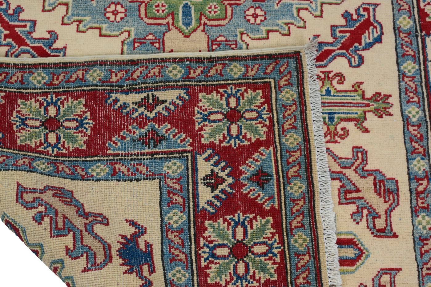 Kazak Afghan Rug – Sand Crest
